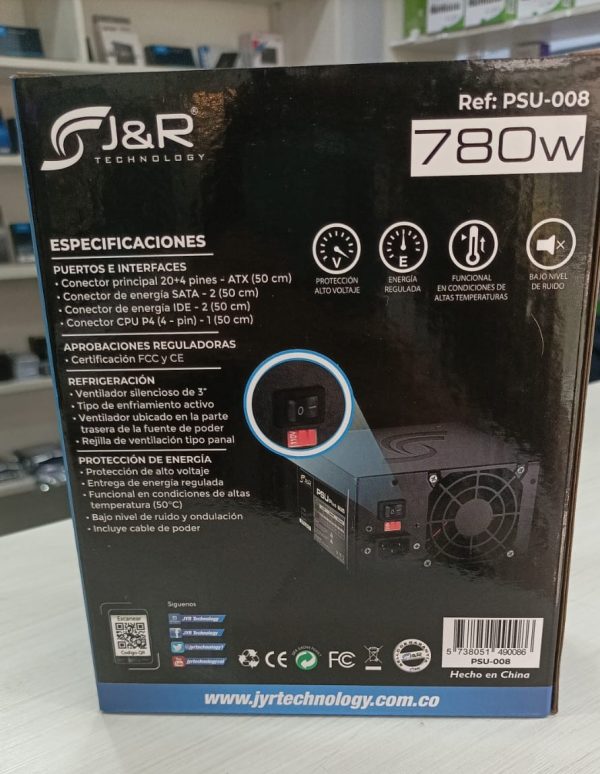 FUENTE ATX JIR CABLE LARGO - Image 2