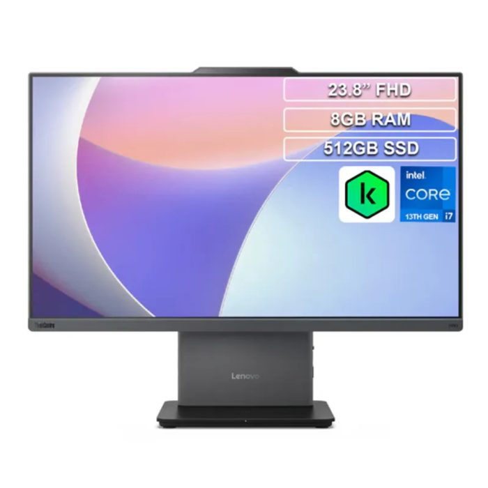 Pc Lenovo AIO ThinkCentre Neo 50a 24 Gen 5, Intel Core i7-13620H, 8GB, DD 512GB SSD, Linux, Garantía 1 año Onsite