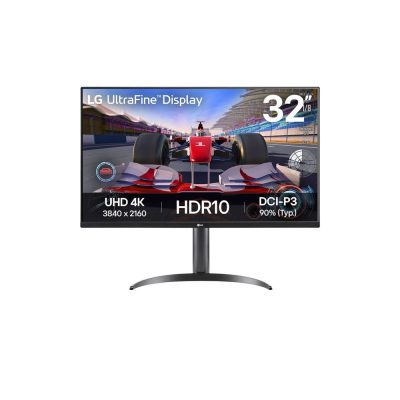 Monitor LG UHD (4K) HDR 32UR550K-B Pivot/ Altura ajustable
