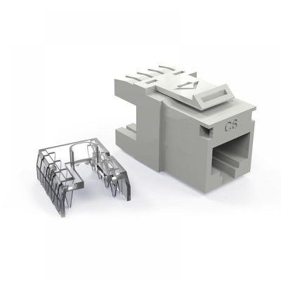 JACK - Conector para RJ45 - CAT6 - 180/90 grados