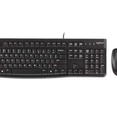 Combo LOGITECH Teclado + Mouse MK120 COLOR Negro