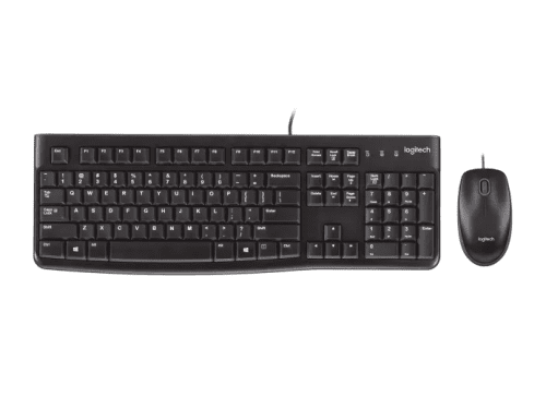 Combo LOGITECH Teclado + Mouse MK120 COLOR Negro