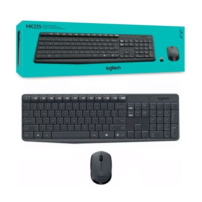 Combo Teclado/Mouse MK235 Logitech Gris