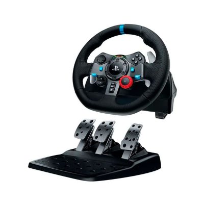 Timón con pedales LOGITECH G29  Entrada USB, Con Compatibilidad, Negro