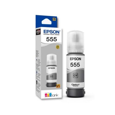 Botella de Tinta EPSON T555520 AL 70 ml Impresión de Fotografía COLOR Gris
