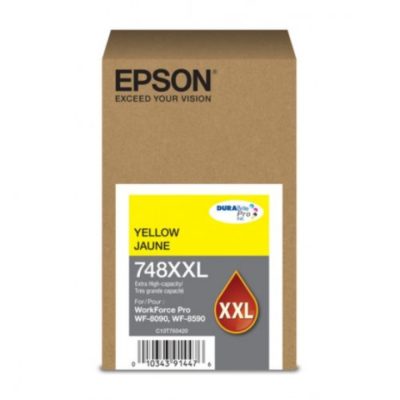 Cartuchos de Tinta Epson  Yellow T748XXL420-AL para WorkForce WF-6090/WF-6590 (7.000 páginas)
