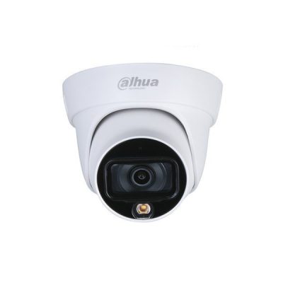 Camara Dahua Domo, 5MP, Full Color, Lente Fijo 2.8 mm, WDR, 4en1 switchable (CVI/TVI/AHD/CVBS), Metal, IR40m, IP67, 12VDC.