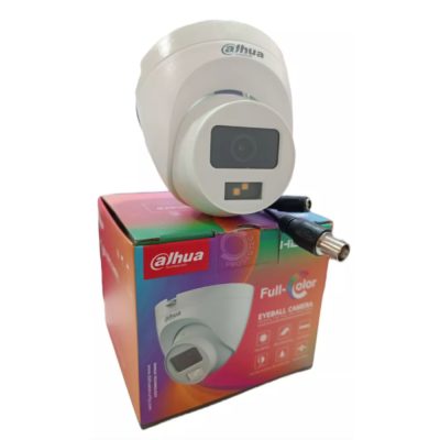 Cámara Dahua Analoga tipo Domo 4 EN 1, 2mp, semimetálica, 2,8MM, Max. 30 fps, Full Color starlight, 20mt de distancia de iluminación, /CVBS/AHD/TVI conmutable, IP67, DC12V, Plástica, Micrófono incorporado