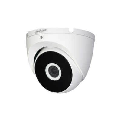 Cámara Dahua Analoga Tipo Domo de foco fija IR de 2 MP, Máx. 30 fps a 1080p, Iluminación IR inteligente, 30 m de distancia de iluminación, Lente fija de 2,8 mm, CVI/CVBS/AHD/TVI conmutable, IP67, 12 VCC