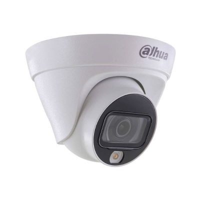 Cámara IP Dahua tipo Domo, Sensor de imagen CMOS de 2 MP 1/2,8, 2 MP a 25/30 fps, 265, IR 30 m, DWDR, 3D NR, HLC, BLC, marca de agua digital, ROI, SMART H,264+/H,265+, 12 VDC/PoE, IP67,Admite detección humana