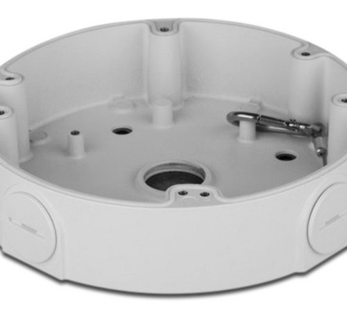 CAJA DE UNION EN ALUMINIO A PRUEBA DE AGUA MEDIDAS 161MM DE DIAMETRO X 37MM DE ALTO PARA TUBO 3/4