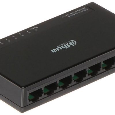 Switch Dahua Giga No Administrable 8 puertos 10/100/1000 (Plástico)