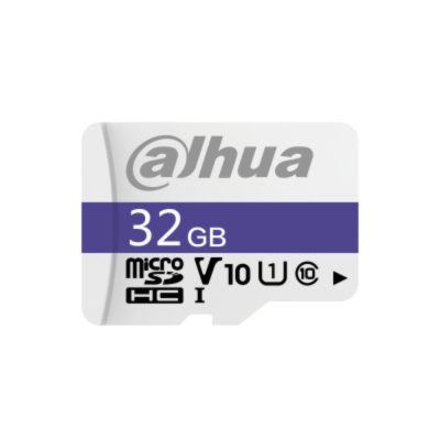 Memoria MicroSD Dahua 32GB SDHC; CLASE 10/U1/V1O; Lectura 90mb/s Escritura 15mb/s; Garantia 7 años