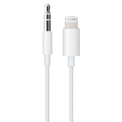 Lightning to 3.5 mm Audio Cable (1.2m) - White
