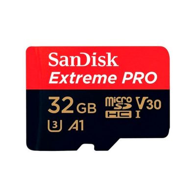 Memoria Micro SD SANDISK Extreme Pro 32GB UHS-I COLOR Negro Y Rojo
