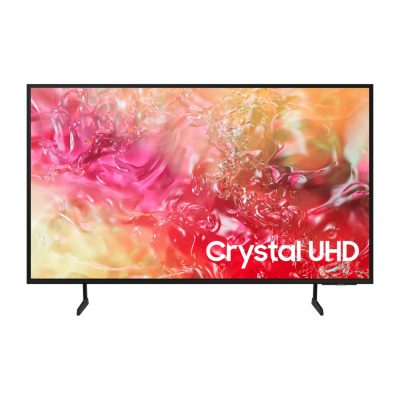 Televisor Samsung FLAT LED Smart TV 55 pulgadas Crystal UHD 4K  /3,840 x 2,160 /HDR / DVB-T2 /LAN /WIFI 5 / Bluetooth 5.2 / Google Meet / AirPlay 2 /modo ambiente/ Modo Juego/ HDMI x 3/ USB x1 /abre y edita archivos de Office/ Garantía 1 año, Ficha técnica completa en www.samsung.com.co